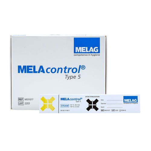 蒸汽灭菌灭菌生物指示剂 - MELAcontrol Type 5  - MELAG - 温度 / 用于医疗器械