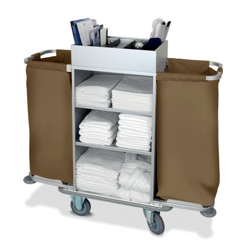 干净带行李架推车 - SANTA-FE - Mercura Industries - 搁板 / 2 袋式