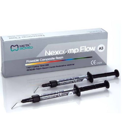 合成流体牙科材料 - Nexcomp Flow - META-BIOMED - 树脂材质 / 牙齿修复 / 临时
