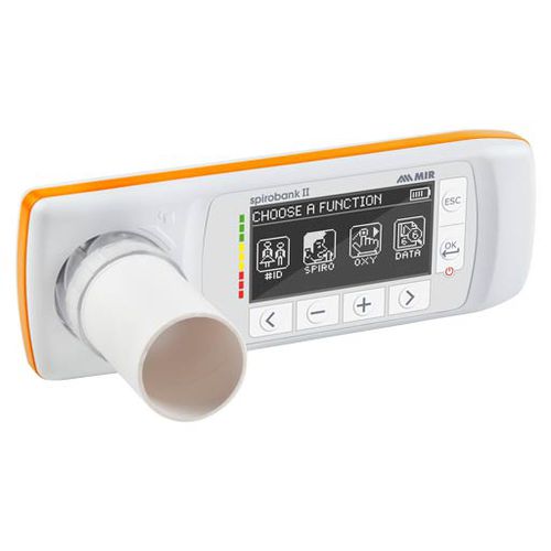 电子肺活量计 - Spirobank II Smart - MIR - Medical International Research - 便携式 / 带SpO2监护仪 / 涡轮传感器