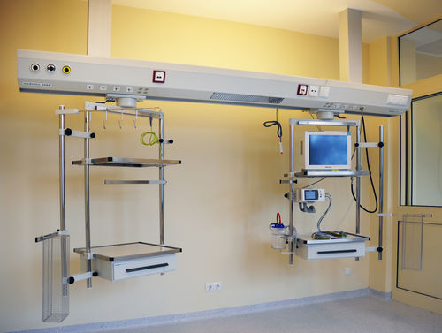 吊顶医用吊桥 - moduflex 2500 - modul technik - 重症监护 / 模块化