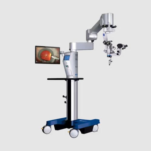 眼科手术显微镜 - Hi-R NEO 900 - Haag-Streit Surgical - 用于颌面手术 / 带滑轮