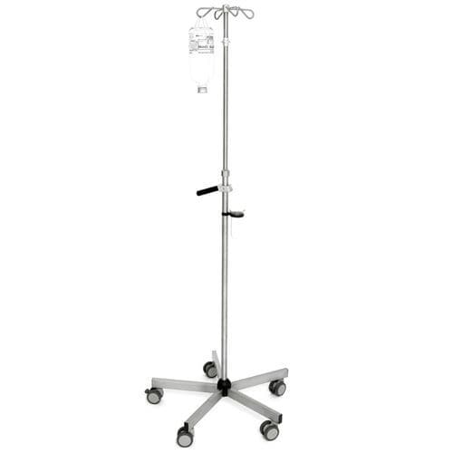带滑轮输液架 - I140181 - MTH Medical GmbH - 4 个钩子 / 伸缩 / 可调高度