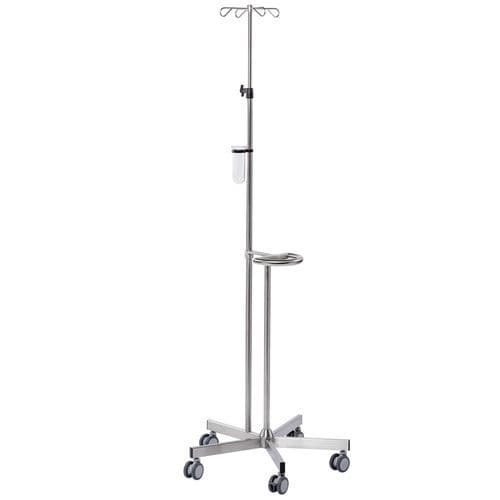 带滑轮输液架 - I525000 - MTH Medical GmbH - 4 个钩子 / 用于注射泵 / 伸缩