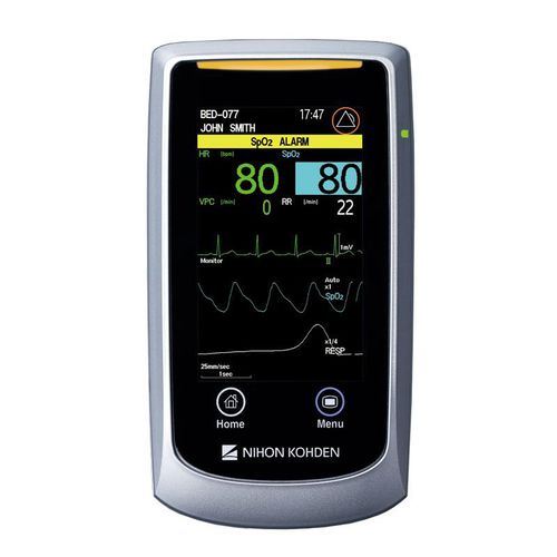 床头柜生命体征监护仪 - Life Scope G3 - Nihon Kohden Europe - 可穿戴设备 / 手持 / ECG
