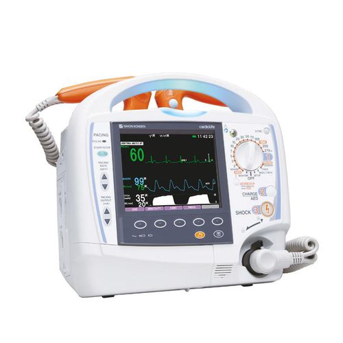 半自动体外除颤器 - cardiolife  - Nihon Kohden Europe - 带ECG和SpO2监护仪 / 双相