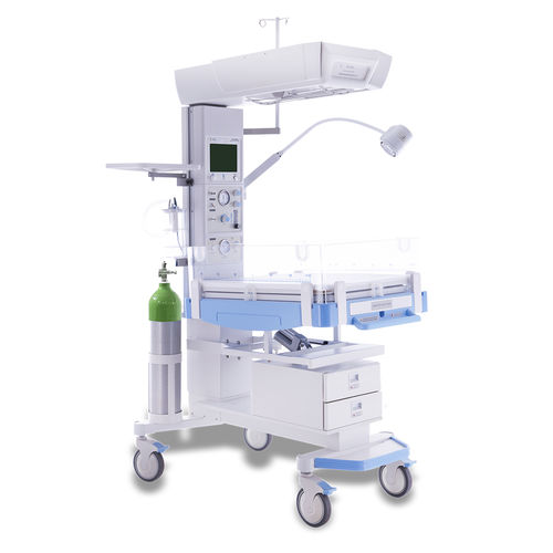 带通风婴儿辐射保暖台 - HKN-500 series - Ningbo David Medical Device - 带秤 / 带收纳 / 带触摸屏