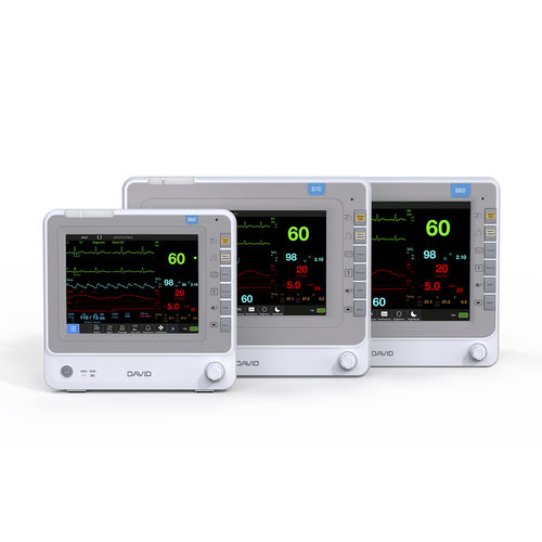 紧凑型病人监护仪 - D60 - Ningbo David Medical Device - ECG / RESP / SpO2