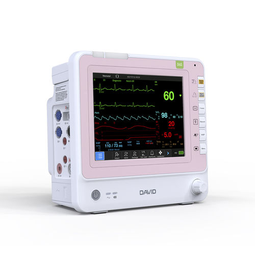 紧凑型多参数监护仪 - D6 - Ningbo David Medical Device - ECG / RESP / SpO2