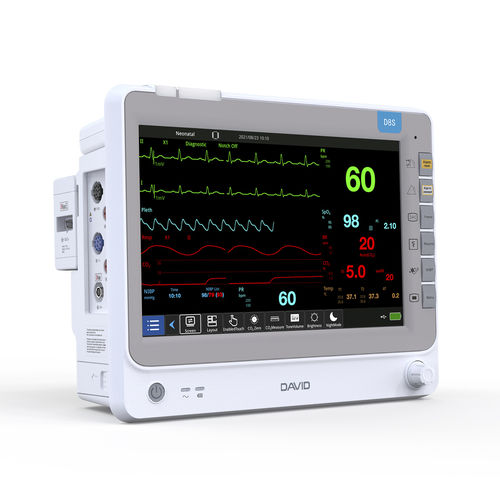 便携式多参数监护仪 - D8 - Ningbo David Medical Device - 紧凑型 / ECG / RESP