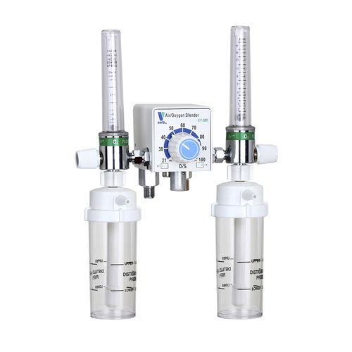 医用气体混合器 - KY-20B - Ningbo David Medical Device - 氧气 / 空气 / 带双流量计管