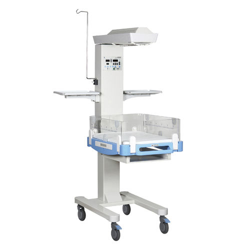 带光疗灯婴儿辐射保暖台 - HKN-9010 - Ningbo David Medical Device - 滑轮 / 带报警器 / 带定时器