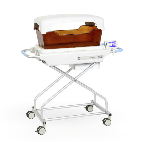 新生儿光疗灯 - NBB-III - Ningbo David Medical Device - 脚轮 / 蓝光