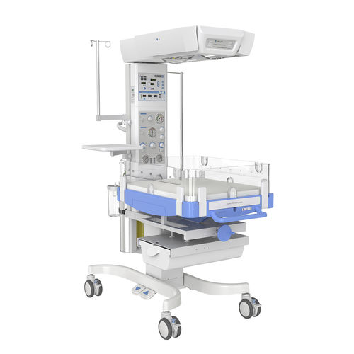带通风婴儿辐射保暖台 - HKN-93C - Ningbo David Medical Device - 带收纳 / 带光疗灯 / 带氧气瓶