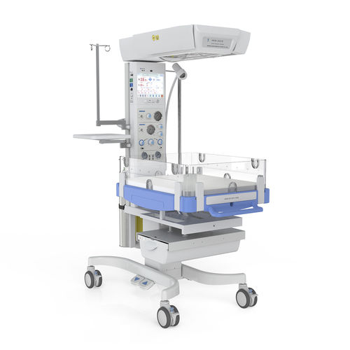 带通风婴儿辐射保暖台 - HKN-93CS - Ningbo David Medical Device - 带监护仪 / 带收纳 / 带触摸屏
