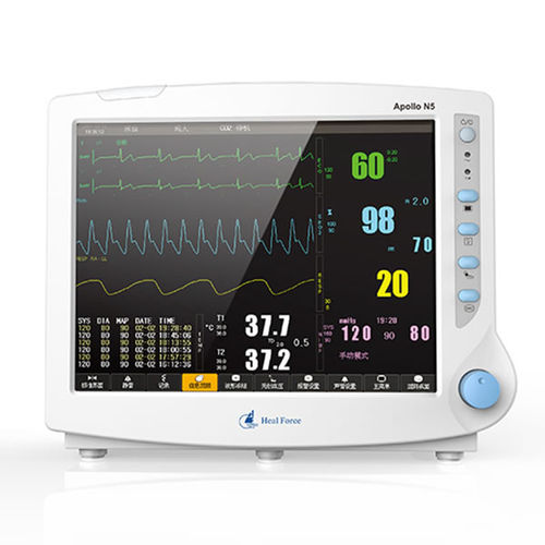 带独立传感器病人监护仪 - Apollo N5 - Heal Force - 台面式 / 便携式 / ECG