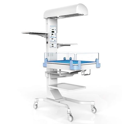 带光疗灯婴儿辐射保暖台 - FXQ4B - Heal Force - 滑轮 / 带报警器 / 带定时器