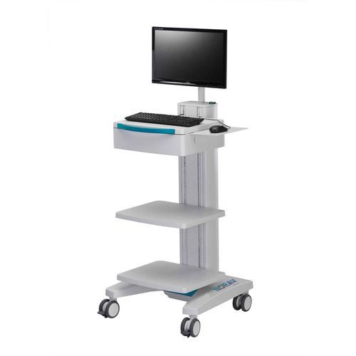 医用手推车 - T4 - NORAV Medical - 带心电图 / 铝制 / 塑料