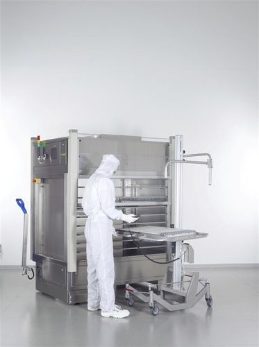 转运手推车 - Ortner Reinraumtechnik  - 装载 / 用于卸货 / 带托盘