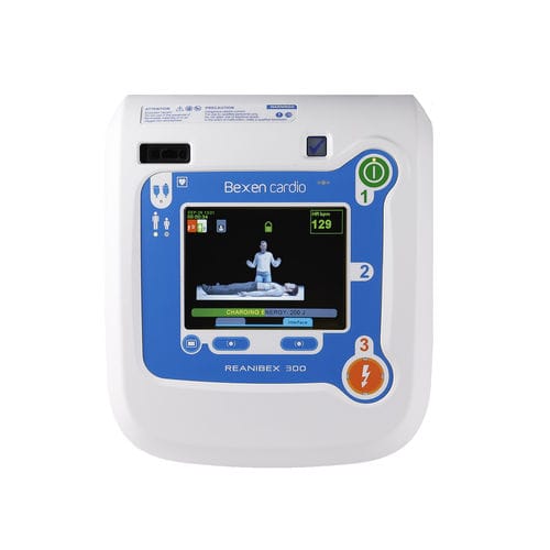 半自动体外除颤器 - Reanibex 300 - Bexen Cardio - 自动 / 培训 / 双相