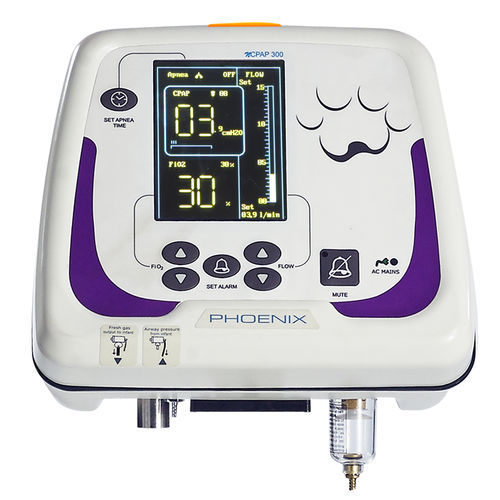 复苏呼吸机 - nCPAP 300 - Phoenix Medical Systems  - 新生儿 / CPAP / 带滑轮