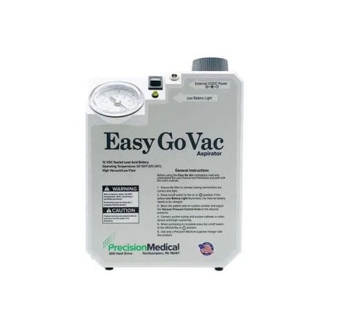 电动吸痰器 - EasyGoVac  - Precision Medical - 电池式 / 家用 / 便携式
