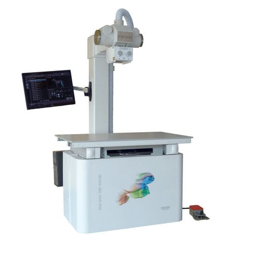 兽用放射线成像系统 / 数字 - PRS 300 VET TOUCH - PROTEC - 模拟 / 带有检查台