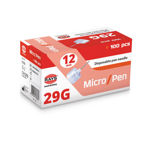 胰岛素注射针头 - 100-PEN29G12 - Rays  - 无菌 / 笔式 / 29G
