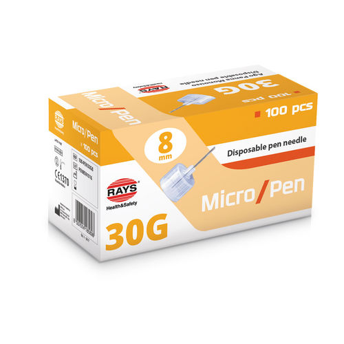 胰岛素注射针头 - 100-PEN30G8 - Rays  - 笔式 / 30G