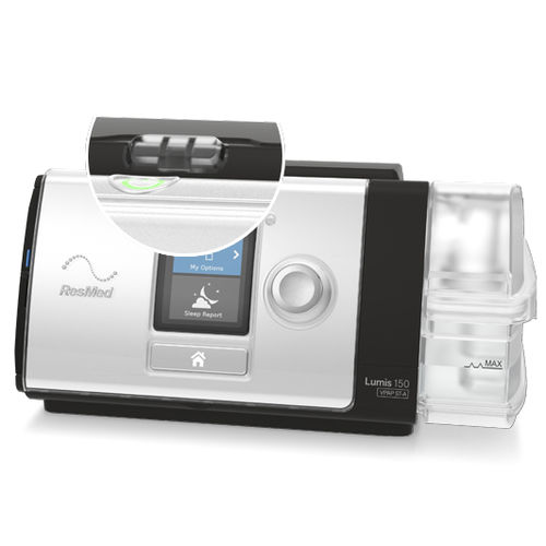 家用呼吸机 - Lumis™ 150 VPAP ST-A - ResMed Europe - 电子 / 非侵入性 / 台式