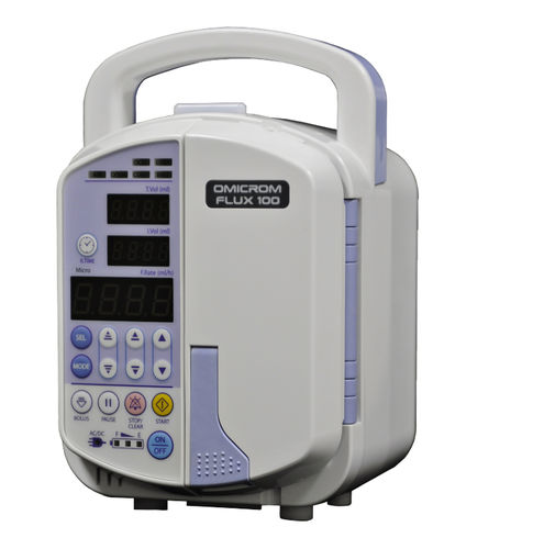 容积式输液泵 - FLUX 100 - RGB Medical Devices - 单通道 / 手持式