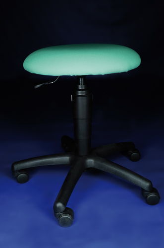 医用圆凳 - Z 02 01 - RQL - GOLEM tables - 回转 / 带滑轮 / 带椅背