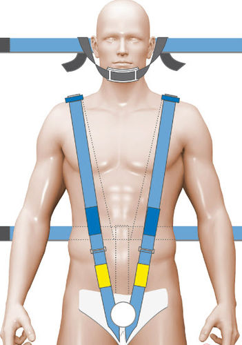 肩部约束固定带 - Pull System - Samarit Medical - 手术台 / 身体用 / 尼龙搭扣式