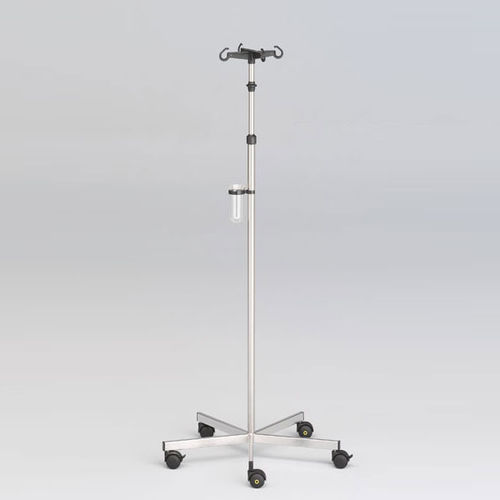 带滑轮输液架 - 242.2350.0 - SCHMITZ medical GmbH/施密茨 - 落地式 / 4 个钩子 / 不锈钢