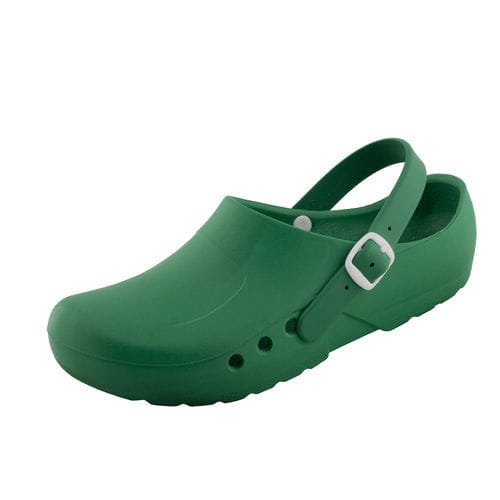 男女通用医用拖鞋 - 32871-00-00.64 - Schürr Schuhvertrieb - 可水洗 / 防静电 / 白色