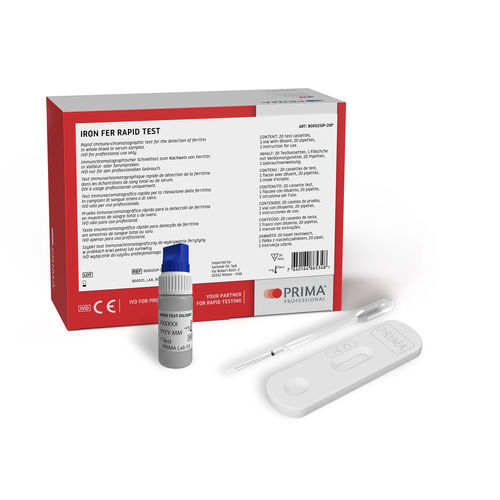 贫血症快速诊断检测 - 800025IP-20P - SENTINEL DIAGNOSTICS - 铁蛋白 / 铁 / 血液