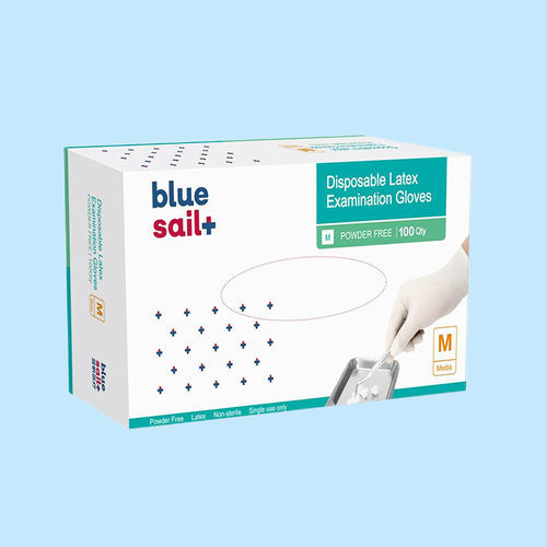 乳胶手套 - Bluesail Surgical - 体检 / EN 455 / EN 374