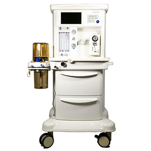 麻醉工作站推车 - CWM-301C - Nanjing Chenwei Medical Equipment Co.,Ltd - 带呼吸监控 / 带呼吸机 / 带电动气体混合器