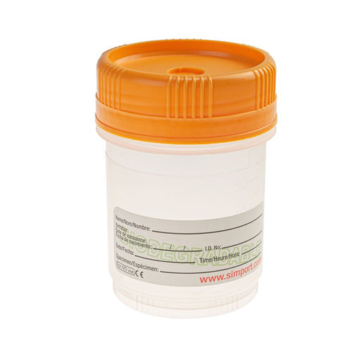 尿液样本罐 - C567 SpecTainer™ - Simport Scientific/加拿大Simport Scientific - 生物 / 聚丙烯 / 螺旋式塞子