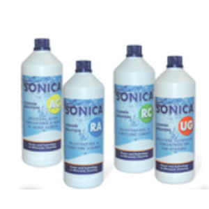 强碱性清洁剂 - SONICA® series - SOLTEC  - 氟 / 次氯酸钠 / 用于表面