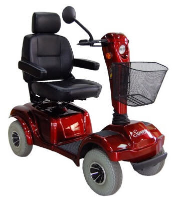电动残疾人代步车 - SL4019 Evolution-4 - Sunpex Technology  - 4轮 / 带篮子