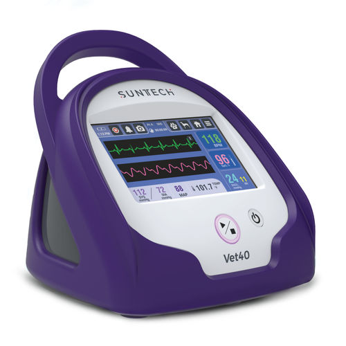 兽用生命体征监护仪 - Vet40  - SunTech Medical - 便携式 / 紧凑型 / ECG