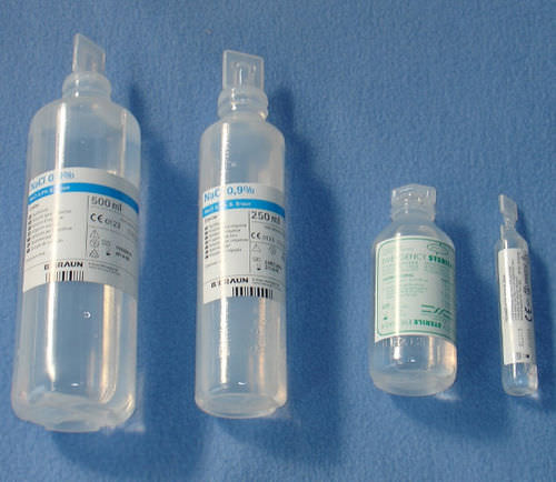 洗眼液 - NaCl Solution Bottles (0.9%) - Taumediplast 