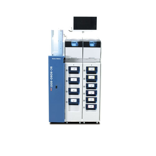 实验室试管用贴标签机 - BC・ROBO-8001RFID - Techno Medica  - 制药业 / 自动 / 高速