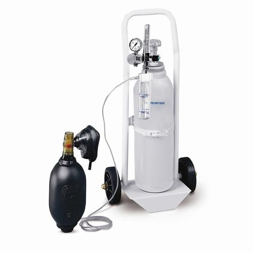 推车式氧疗系统 - Air-Ox - Tecno-Gaz - 带氧气瓶 / 带有氧气面罩
