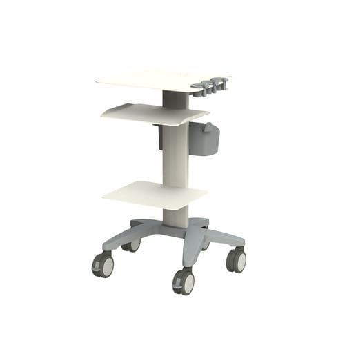医用推车 - TM WBG ECO 02 - Telemed Medical Systems - 超声成像 / 运输 / 不锈钢