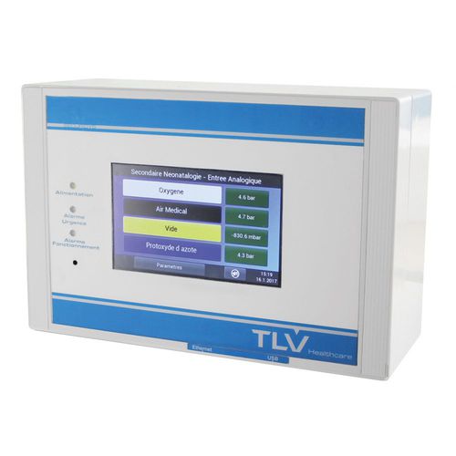 医用监控系统 - SECURIDYS 816 - TLV Healthcare - 医疗气体 / 带触摸屏