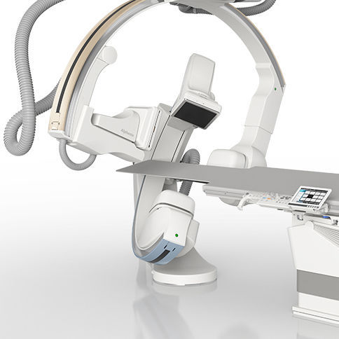 数字荧光透视系统 - Alphenix / Evolve Edition - Canon Medical Systems Europe/佳能 - 心血管荧光透视 / 地面固定式C型臂