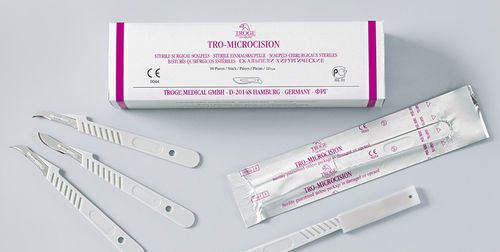 塑料手柄手术刀 - TRO-MICROCISION - Troge Medical  - 一次性