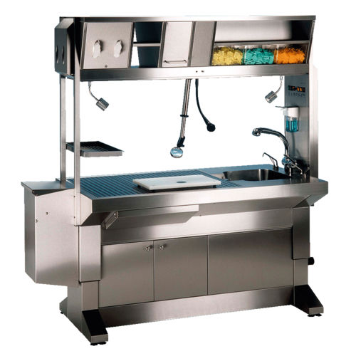 肉眼检查实验室工作站 - ZT HS 450 - UFSK INTERNATIONAL GmbH & Co. KG - 落地 / 带水槽